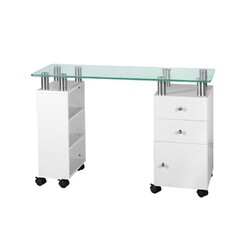 Desk Glass White