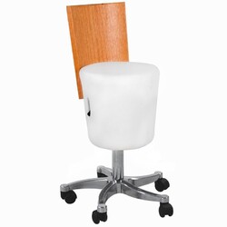 STOOL AZZURRO BEAUTY 028E WHITE