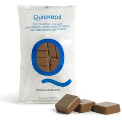 QUICKEPIL BEZPASKOWY WAX HARD TO CHOCOLATE 1 KG DEPILATORY