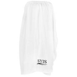 SYIS cape FAT TERRY WHITE WITH LOGO